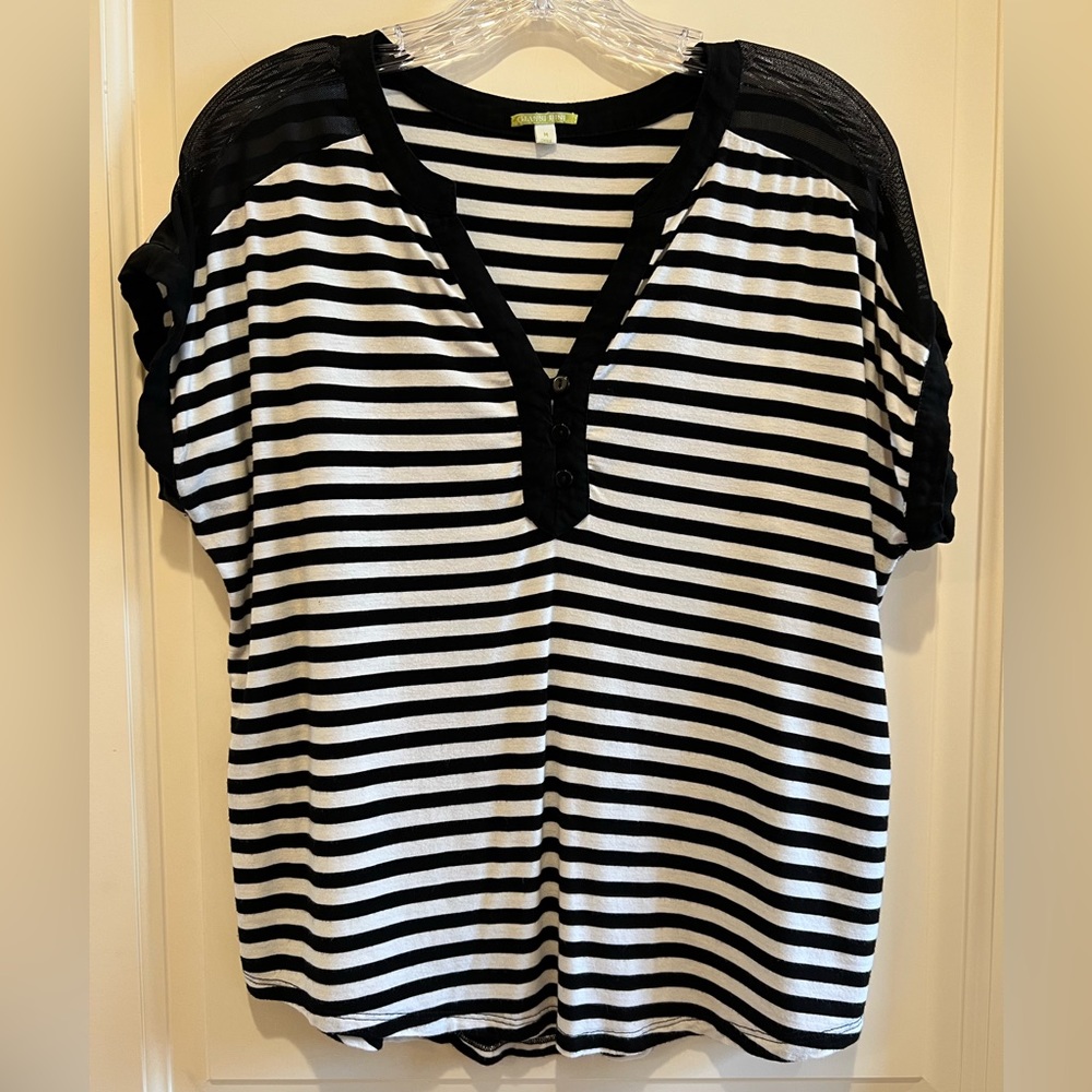 Gianni Bini Striped Blouse